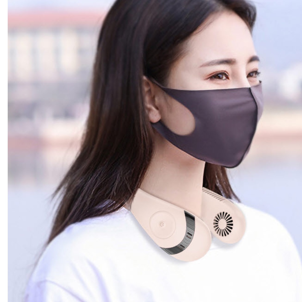 여행용 목에거는선풍기 가벼운넥선풍기 차박용 목걸이형선풍기