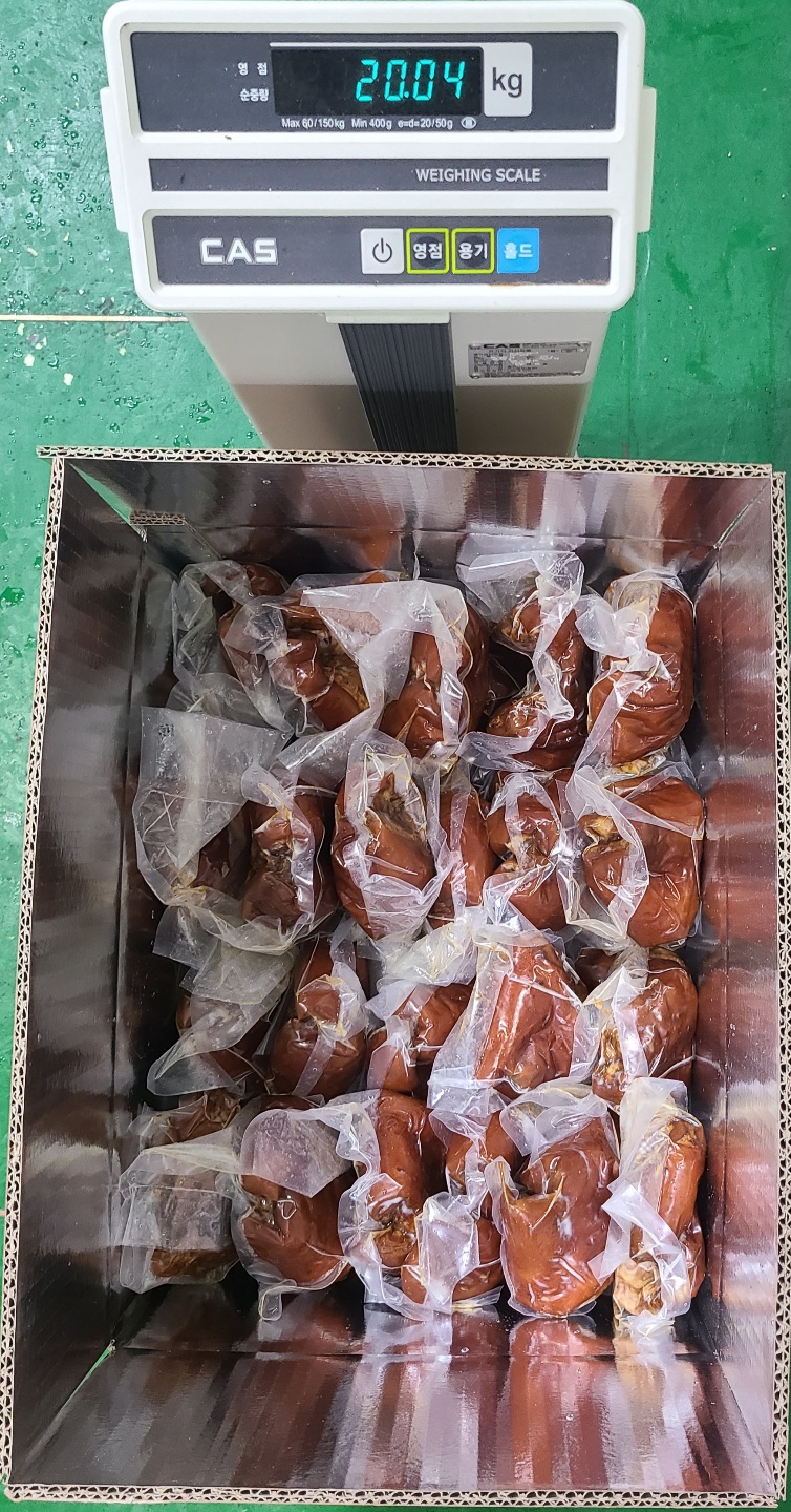 업소용 순살족발 1박스 20kg, 완제품 택배 배송, 원팩 400g내외, 샵인샵 납품 대용량 - 상품 이미지