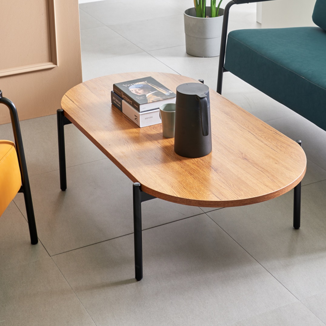 엔틱 거실 타원형 테이블 낮은 소파 테이블 높은 좌식 테이블