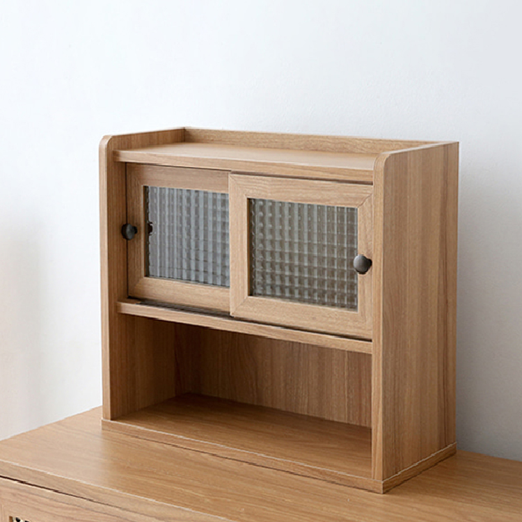 폴라보 미니수납장 좁은 2문 SHM4247SL 470x200x420mm, 2단, 캄포어베니어 9785.9811 - 상세 이미지 5