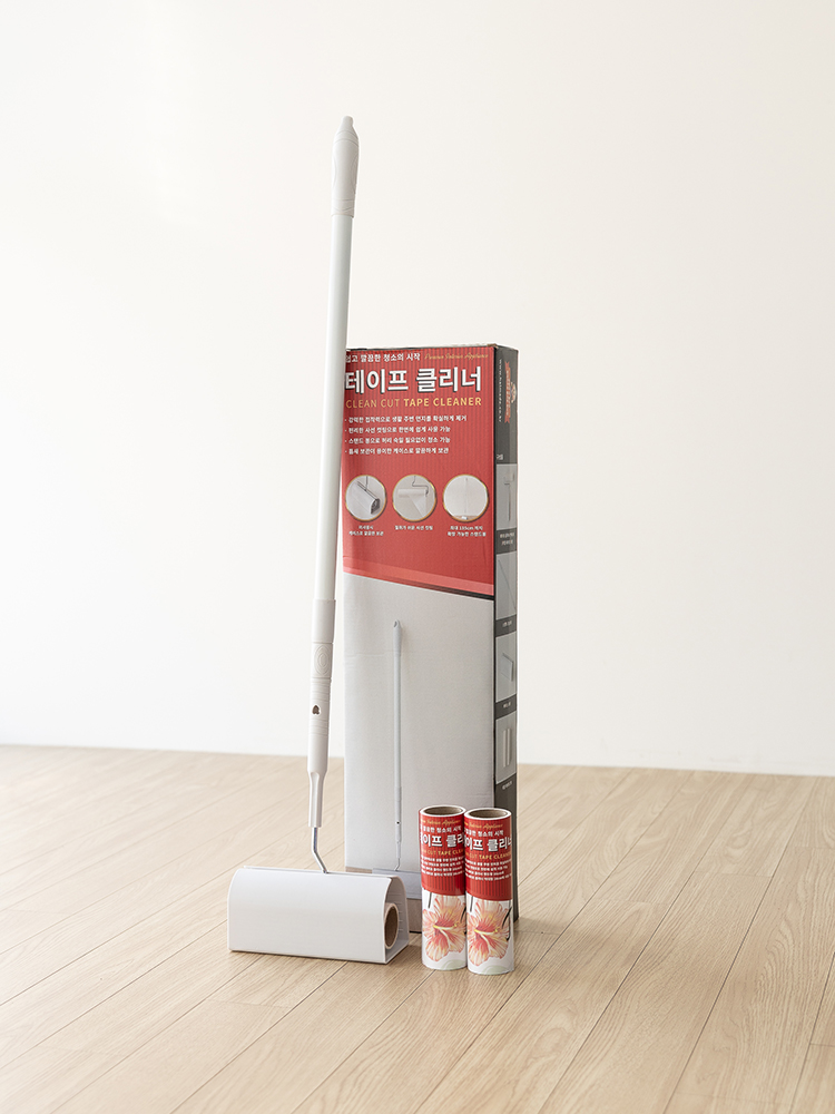할메이드 사선컷팅 돌돌이 테이프클리너 리필세트 밀대 먼지제거 막대형 16cm