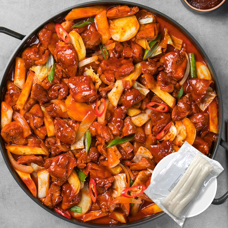 춘천 신선 한입닭갈비 700g + 분모자100g 캠핑 음식 - 상세 이미지 2