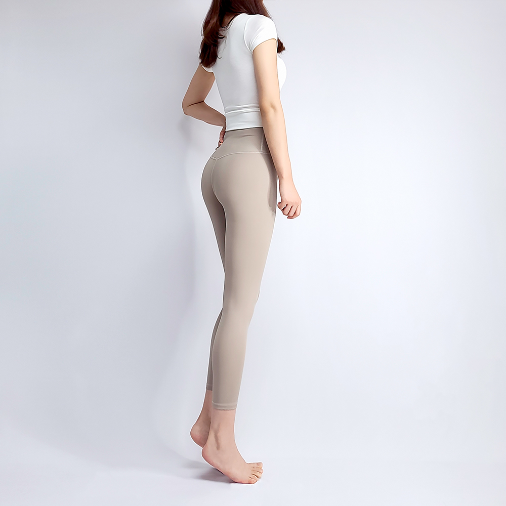 크롭티 필라테스옷 여름탑 반팔요가복 피트니스복 상의 - 상세 이미지 5