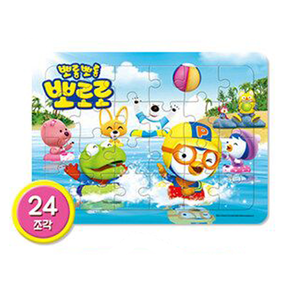 3세 4세 아이 퍼즐놀이 두돌아기 뽀로로 가방퍼즐2 5종 세트 그림 맞추기 - 상세 이미지 5