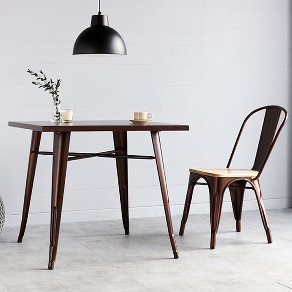 식당 카페 레스토랑 업소용 빈티지 테이블 2인용