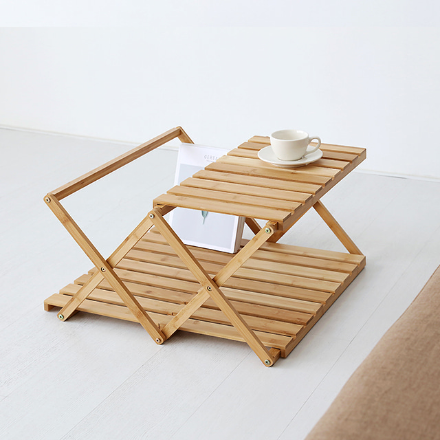JAWAL 선반 600 넓은 대나무 600mmx320mmx660mm, 3단, 7925.0907 - 상세 이미지 5