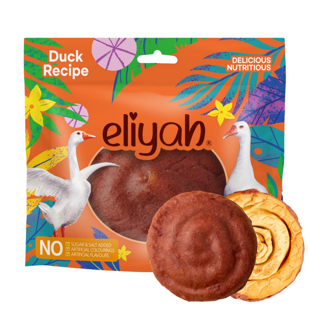 엘리야 오리롤 오래먹는 중형견 대형견 강아지 치석 냄새 제거 간식 껌 대형 개껌 100G