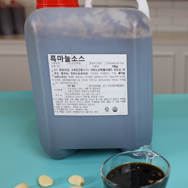 상경식품 갈릭치킨양념 흑마늘소스 10KG 닭강정 돼지찜 - 상세 이미지 3