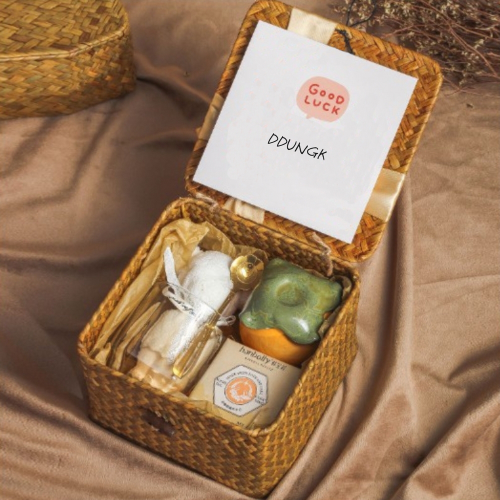 DDUNGK 라탄 해초 수납 바구니 팬트리 사각 정리함 보관함 TYPE-1 xs