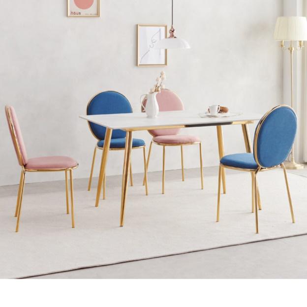 4인용 세라믹 식탁 세트 화이트 고급 아파트 신혼집식탁