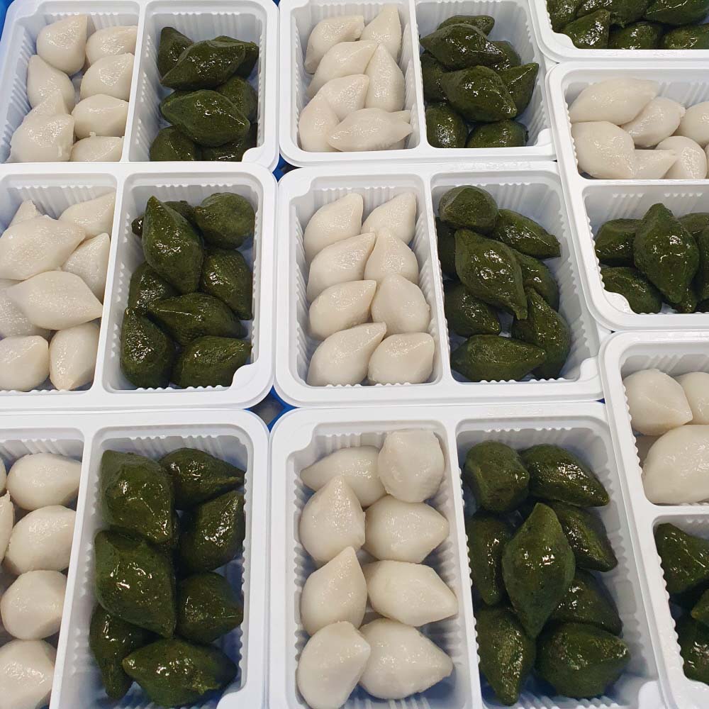 싸리재 국산참깨 추석송편 (흰송편+쑥송편) 260g 깨송편 맛보기송편 - 상세 이미지 3