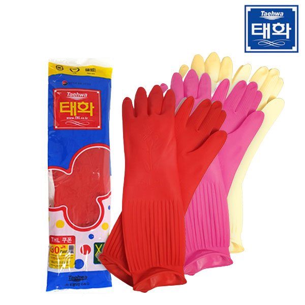 태화 고무장갑 특대형 XL 주방 설거지 - 상품 이미지