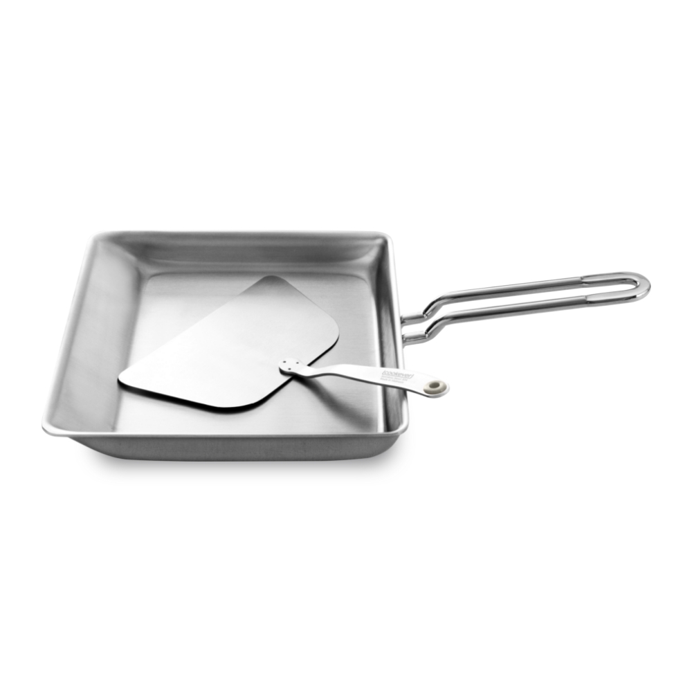 쿡에버 통3중 스텐 사각팬 24cm / 사각프라이팬 계란말이팬 그리들