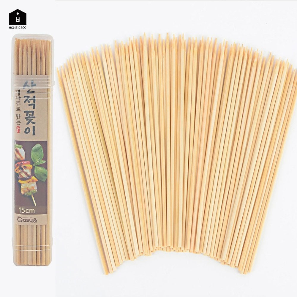대나무 산적꼬지 나무꼬치 15cm 80개