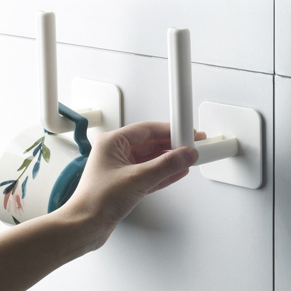 생활크루 키친타올걸이 부착형 다용도 걸이 홀더 1개