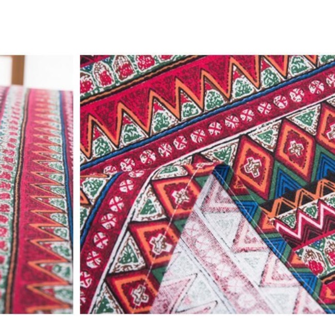 캠핑용 식탁보 롤테이블 보 전시회테이블보 야외 테이블보 정사각 에스닉식탁보  90x140