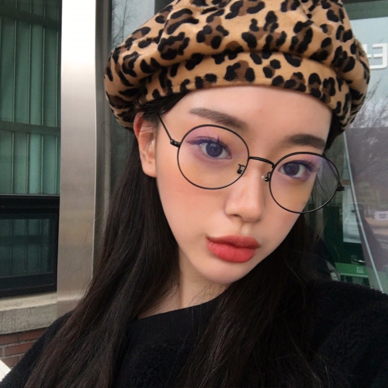 동그란 안경 청광 블루라이트 차단 시력보호 안경테