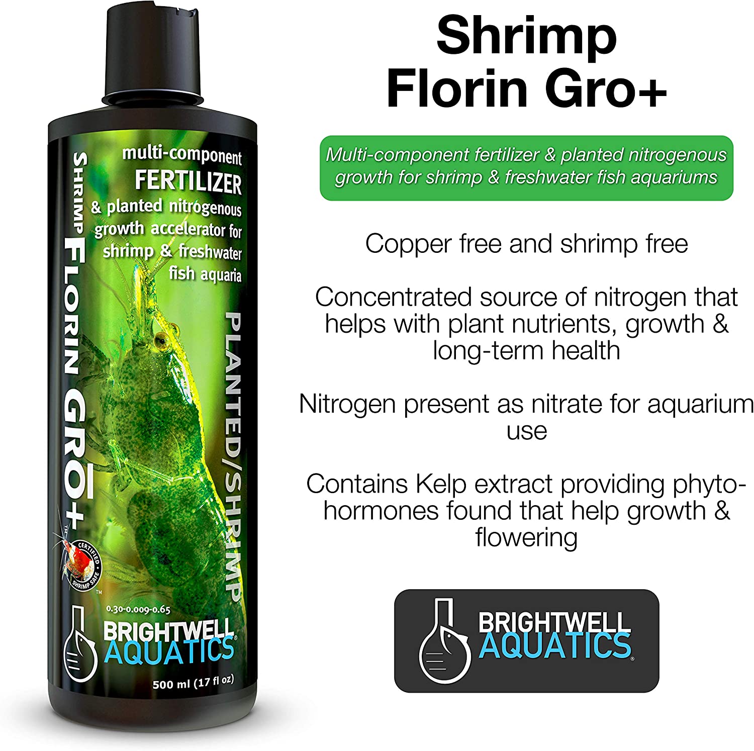 Brightwell Aquatics Shrimp FlorinGrō+ 켈프 추출물