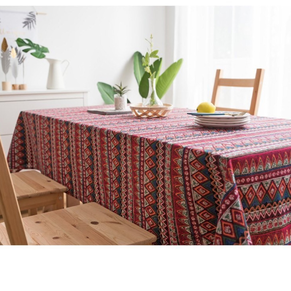 캠핑용 식탁보 롤테이블 보 전시회테이블보 야외 테이블보 정사각 에스닉식탁보  90x140