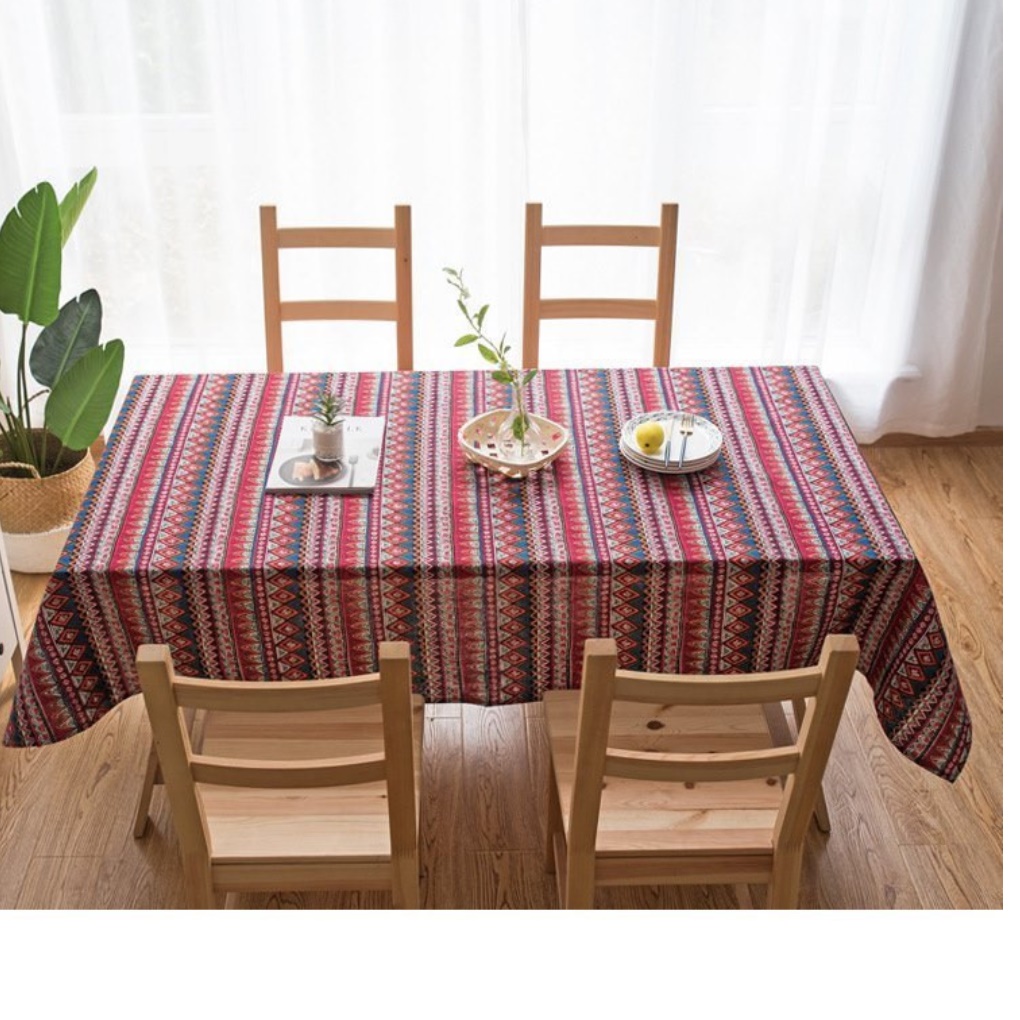 캠핑용 식탁보 롤테이블 보 전시회테이블보 야외 테이블보 정사각 에스닉식탁보  90x140