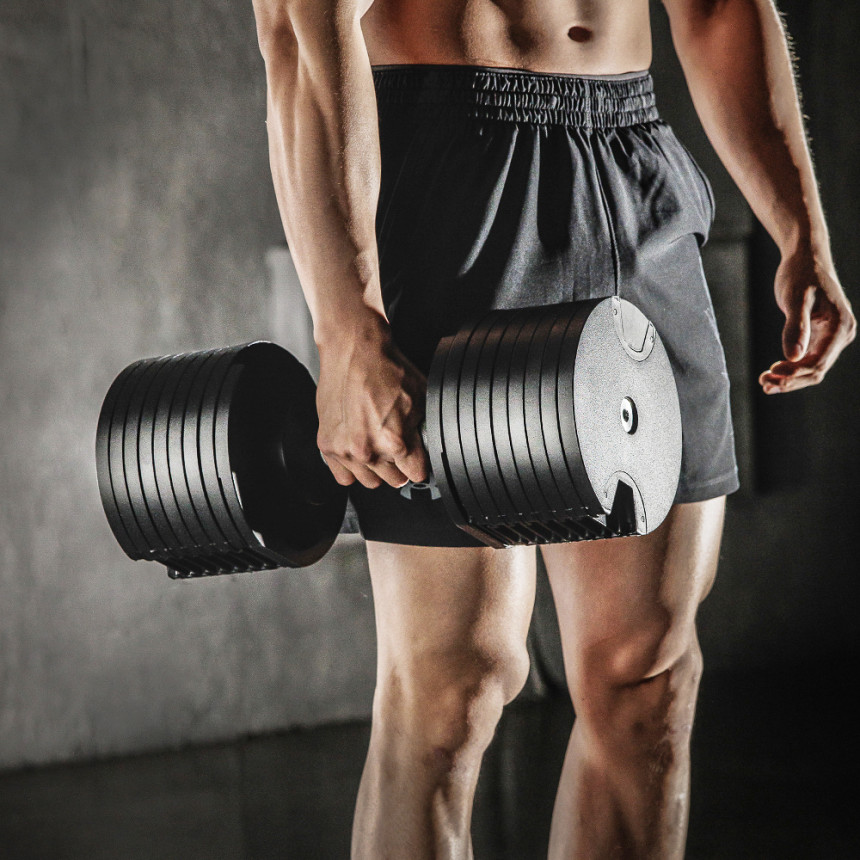 멜킨 롤튼 무게조절 덤벨 프레스 24kg 2kg 단위 중량조절 조립식 세트 사진 2