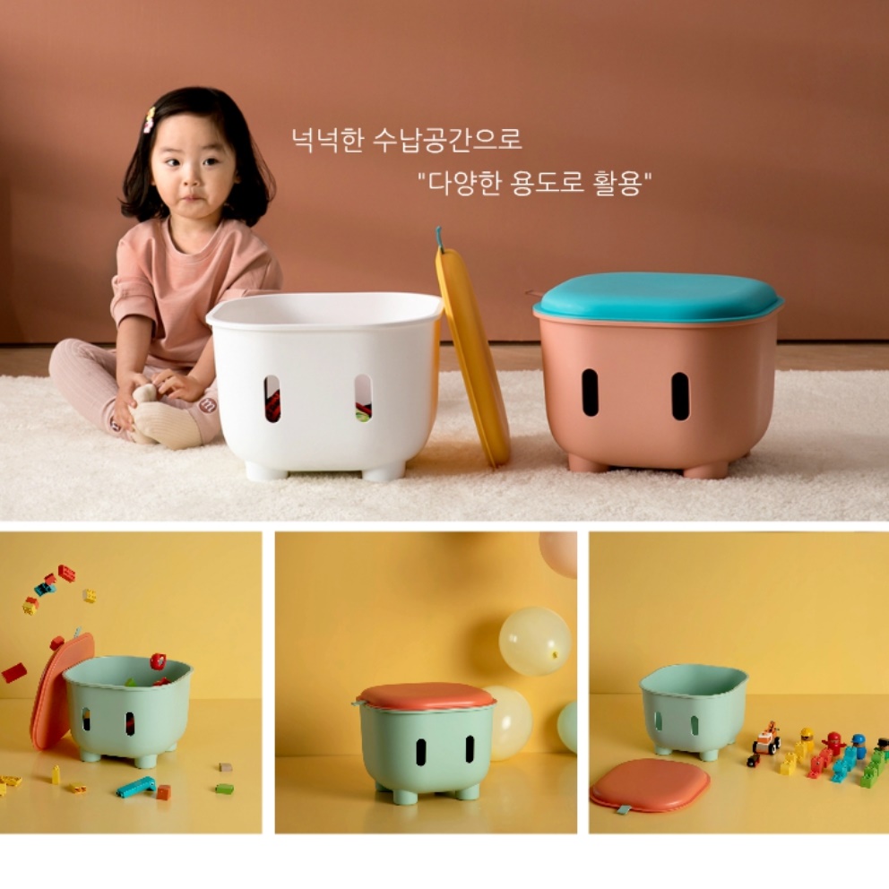 장난감수납 인형정리함 장난감박스 아이방정리 - 상세 이미지 2