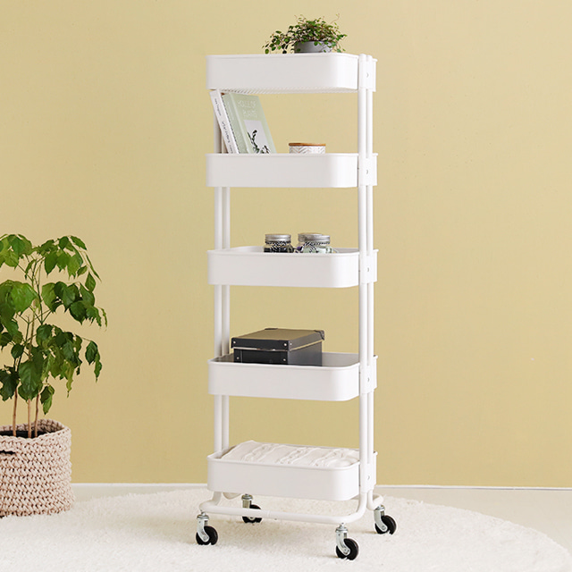 롬비 트롤리 카트 5단 화이트 2070.0108