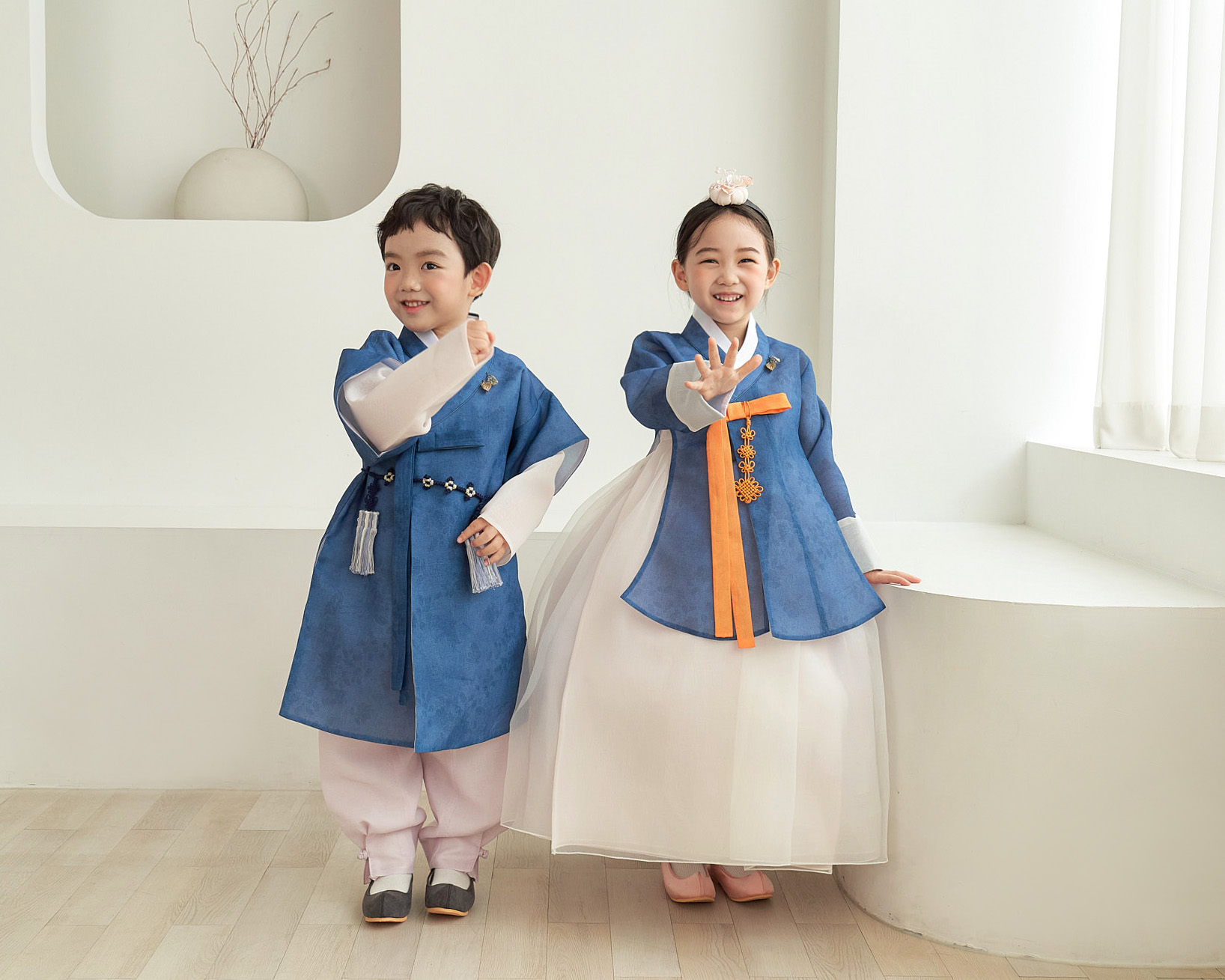 민한복 해찬 도령 프리미엄 남아 도령 한복 고급 어린이 설빔 유아 아기 남아 주니어 백일 돌 키즈 - 상세 이미지 2