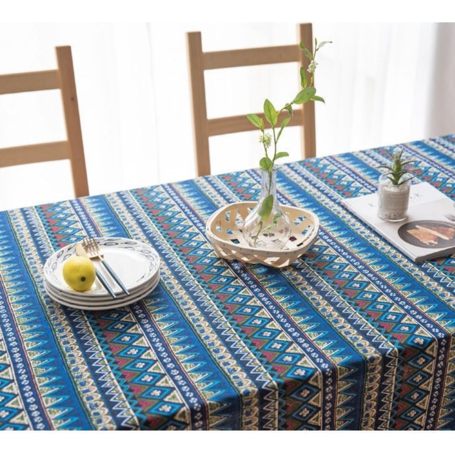 캠핑용 식탁보 롤테이블 보 전시회테이블보 야외 테이블보 정사각 에스닉식탁보  90x140