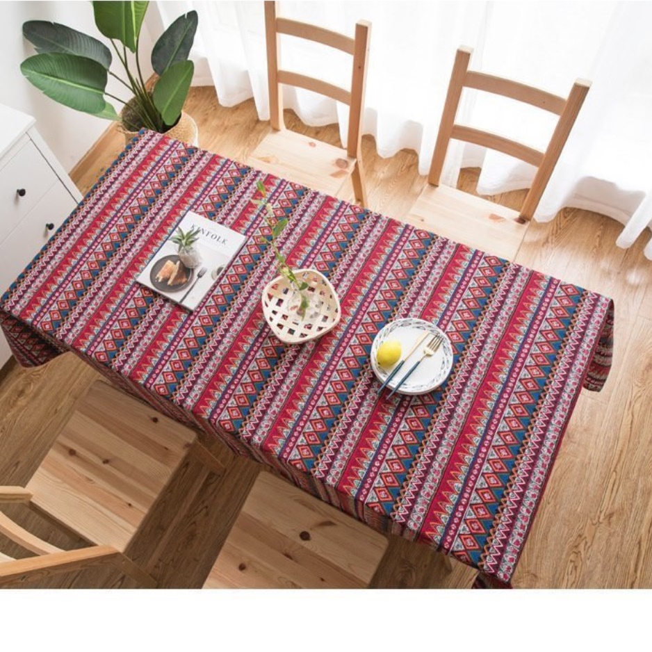 캠핑용 식탁보 롤테이블 보 전시회테이블보 야외 테이블보 정사각 에스닉식탁보  90x140
