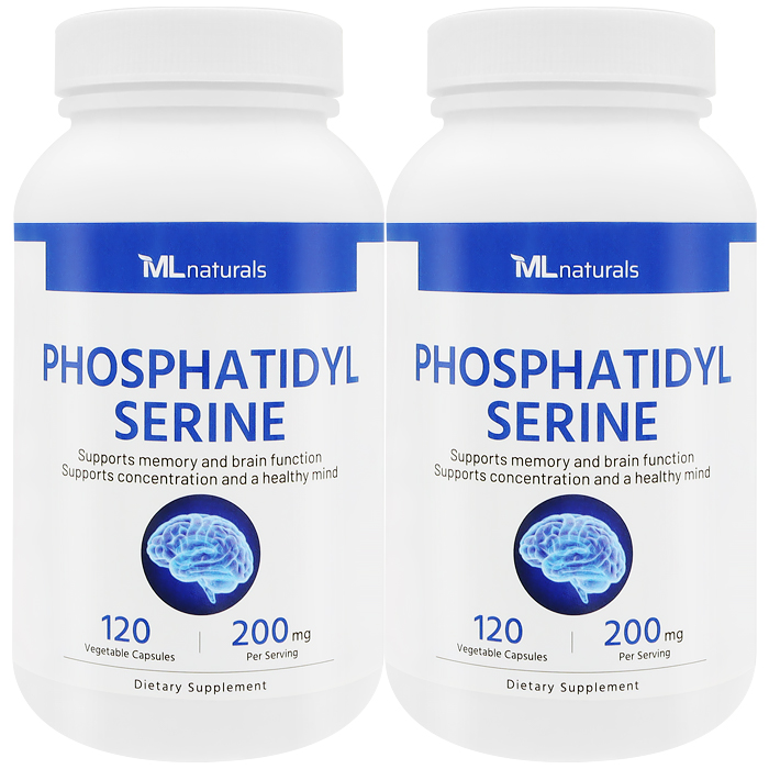 마이라이프 내추럴스 포스파티딜세린 200mg 120캡슐, 2개 - 메인 이미지