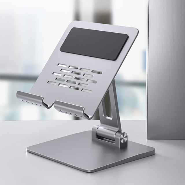 그리핑 휴대용 탁상용 알루미늄 폴딩 아이패드 태블릿 거치대 스탠드 받침대