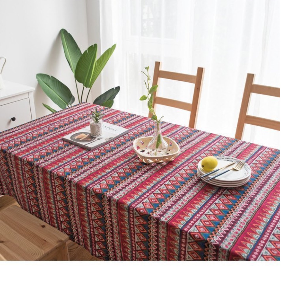 캠핑용 식탁보 롤테이블 보 전시회테이블보 야외 테이블보 정사각 에스닉식탁보  90x140
