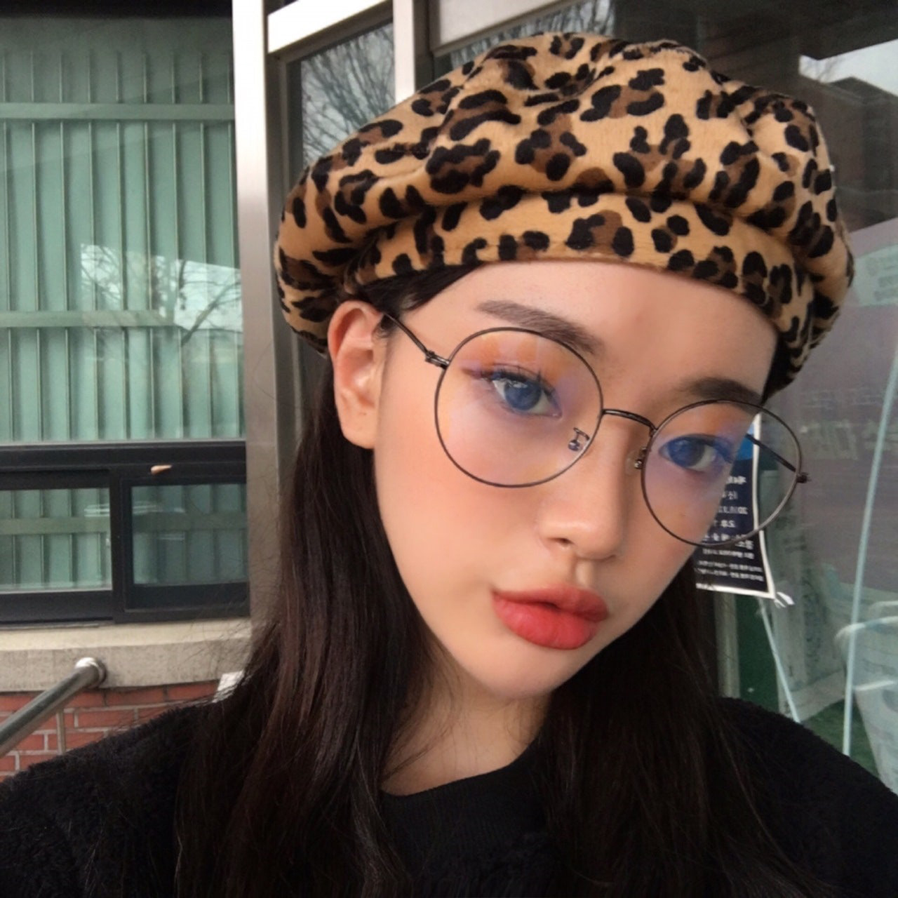 동그란 안경 청광 블루라이트 차단 시력보호 안경테