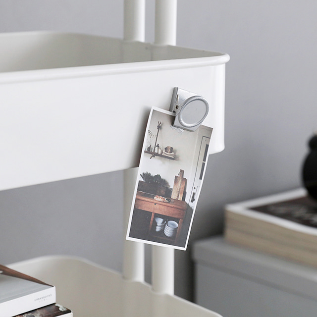 롬비 트롤리 카트 5단 화이트 2070.0108