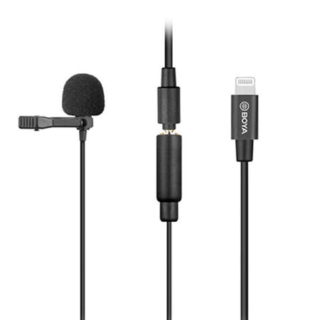 보야 BY-M2 (Lightning) Clip-on Lavalier 애플 ios용