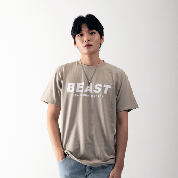 비베이트스킨 반팔티셔츠(더비스트) 남여공용 TS-TB 17수 면100% - 상품 이미지