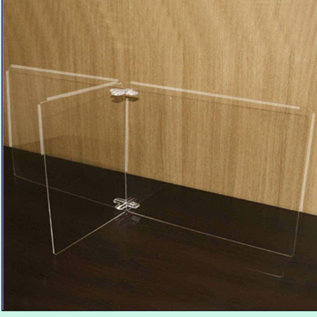 2인용 투명 아크릴 파티션 코로나식당가림막 학교 식당용 칸막이