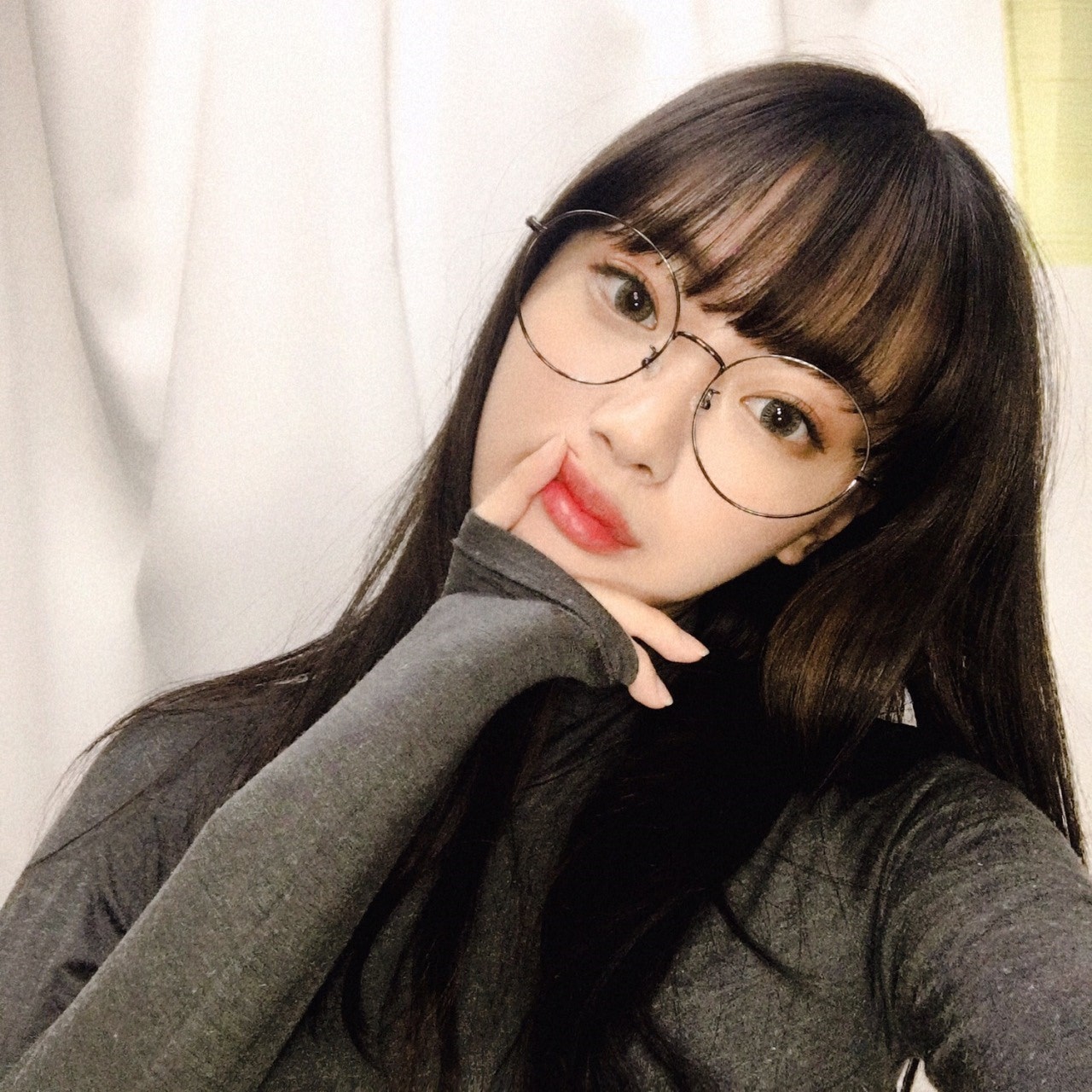 동그란 안경 청광 블루라이트 차단 시력보호 안경테