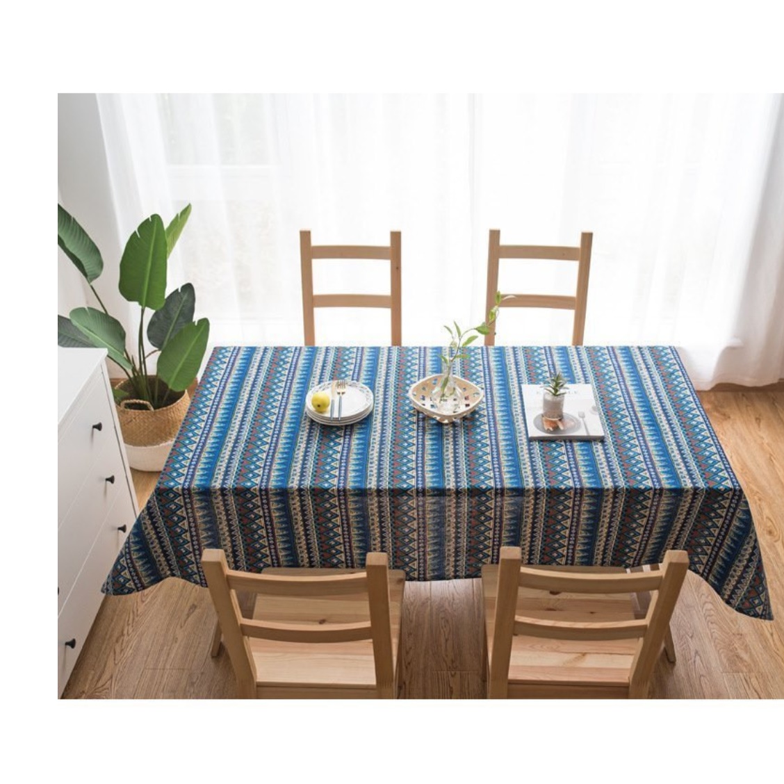 캠핑용 식탁보 롤테이블 보 전시회테이블보 야외 테이블보 정사각 에스닉식탁보  90x140