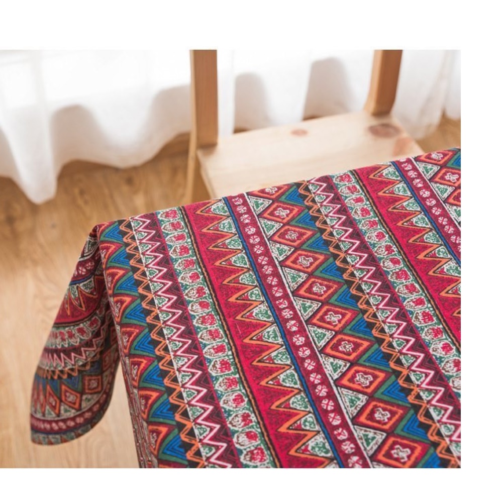 캠핑용 식탁보 롤테이블 보 전시회테이블보 야외 테이블보 정사각 에스닉식탁보  90x140