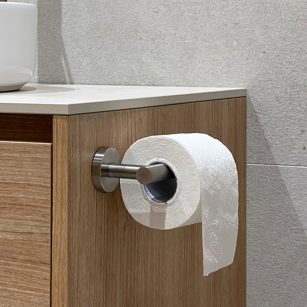 화장실 휴지걸이 화장지걸이 무타공 욕실 무광 니켈 교체 타공 스텐 휴지걸이 실버