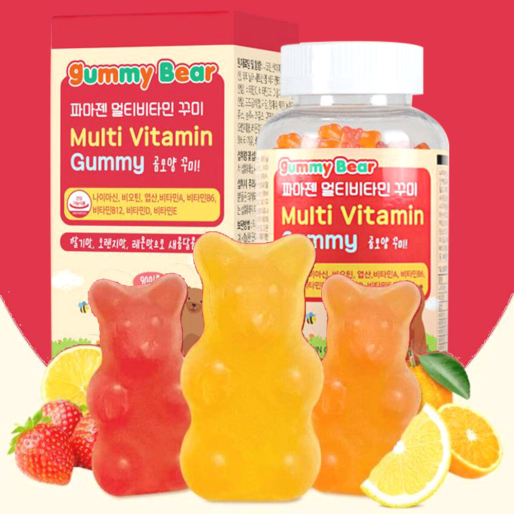 맛있는 어린이 멀티비타민 90구미 천연향 과일맛 3개월분 제품 이미지