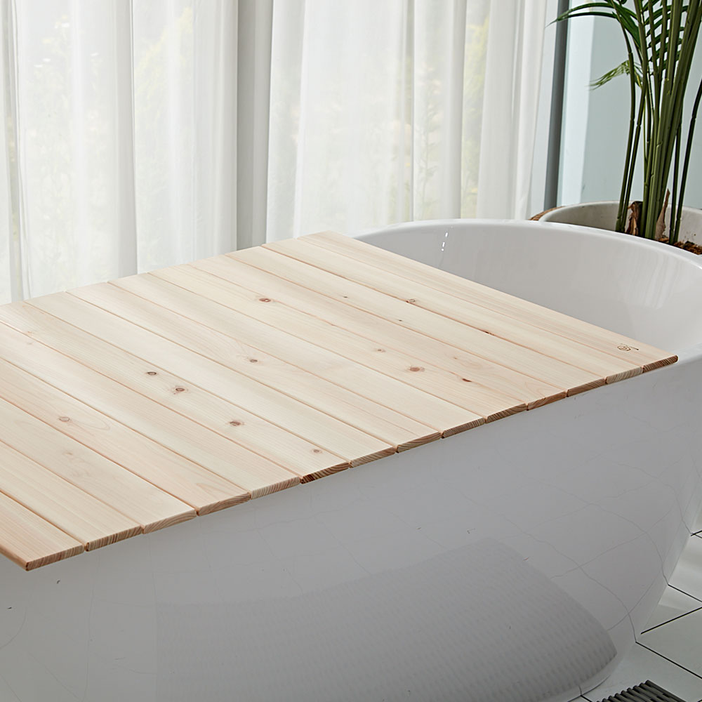 편백나무 욕조덮개 접이식 욕조트레이 반신욕덮개/70cmx30cm 일반형 - 상세 이미지 4