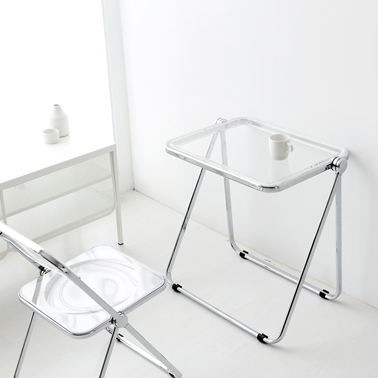 RUDAN 투명접이식테이블 클리어 9480.1175