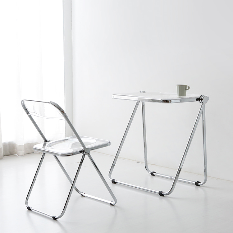 RUDAN 투명접이식테이블 클리어 9480.1175