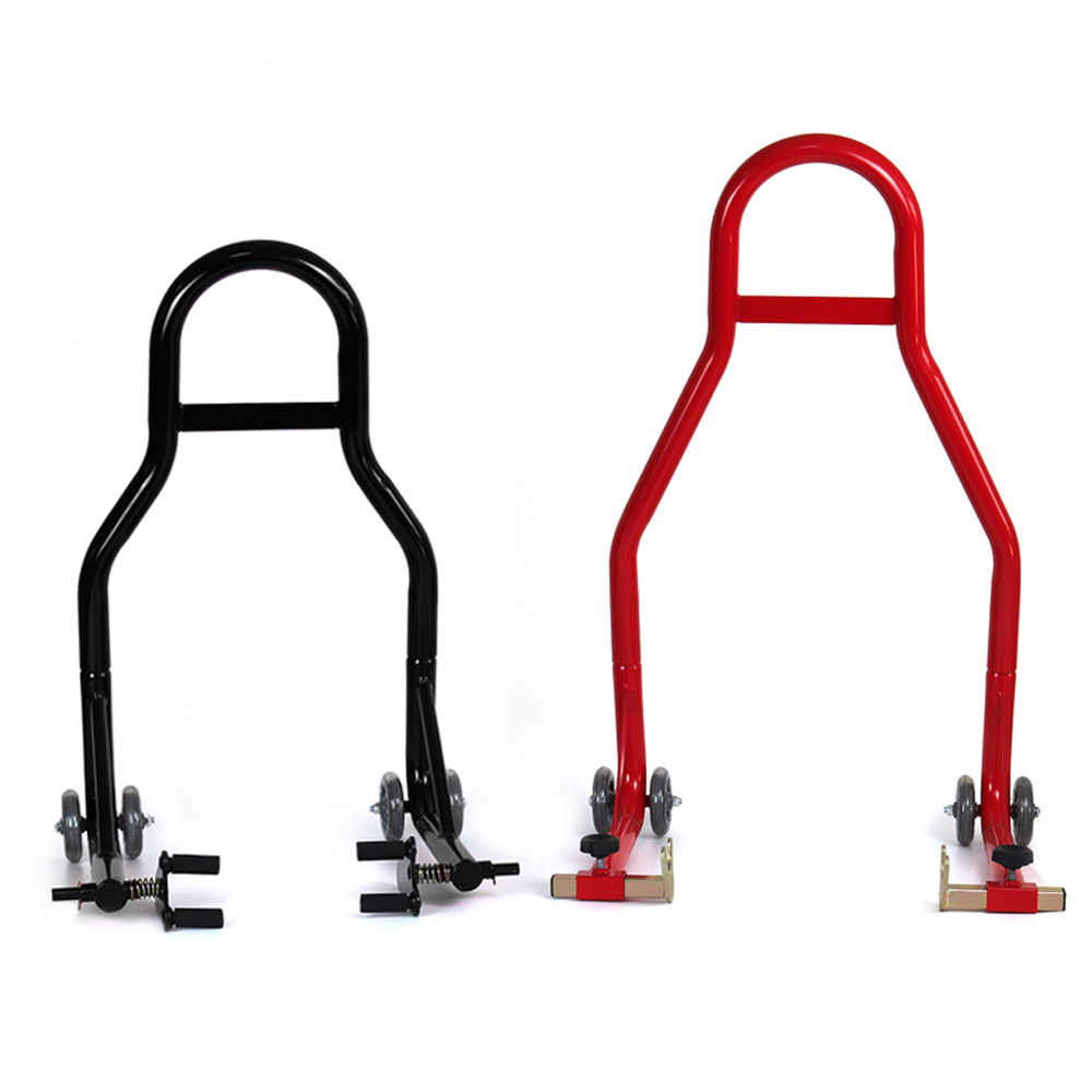 유격없는 오토바이 스탠드 바이크 정비 리프트 리어스탠드 레드 이미지 2