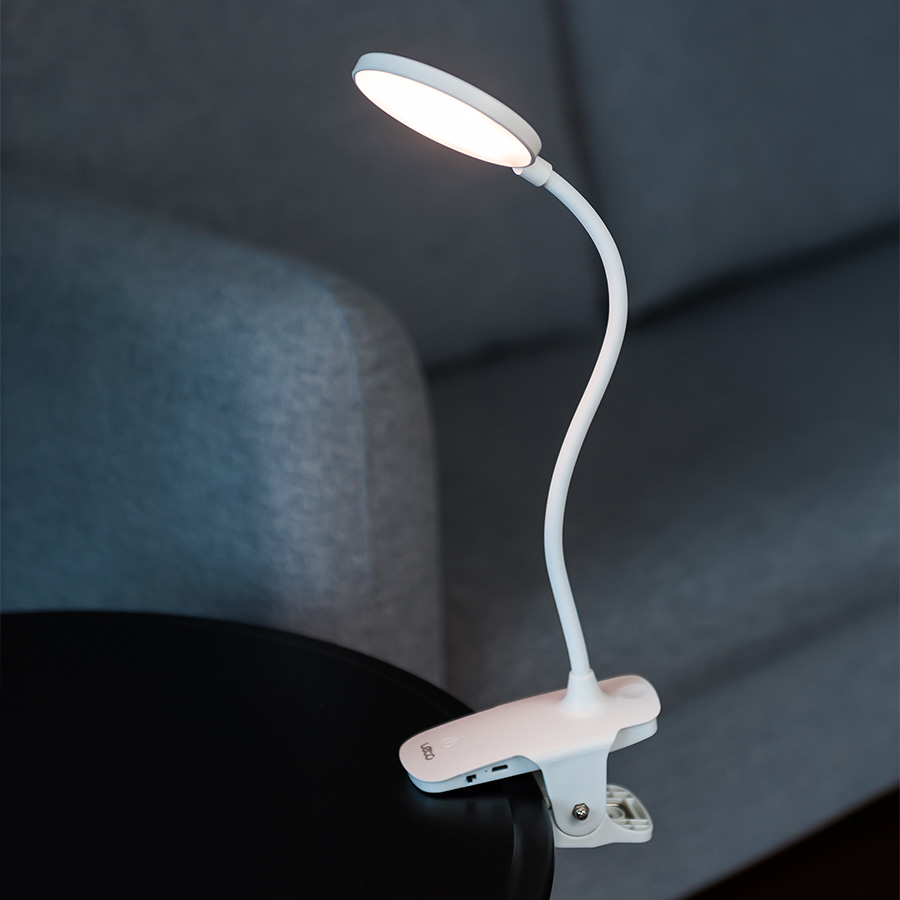 레토 LED 집게 스탠드 학습용 책상 조명 침대 공부 독서등 스텐드 북라이트 - 상세 이미지 4