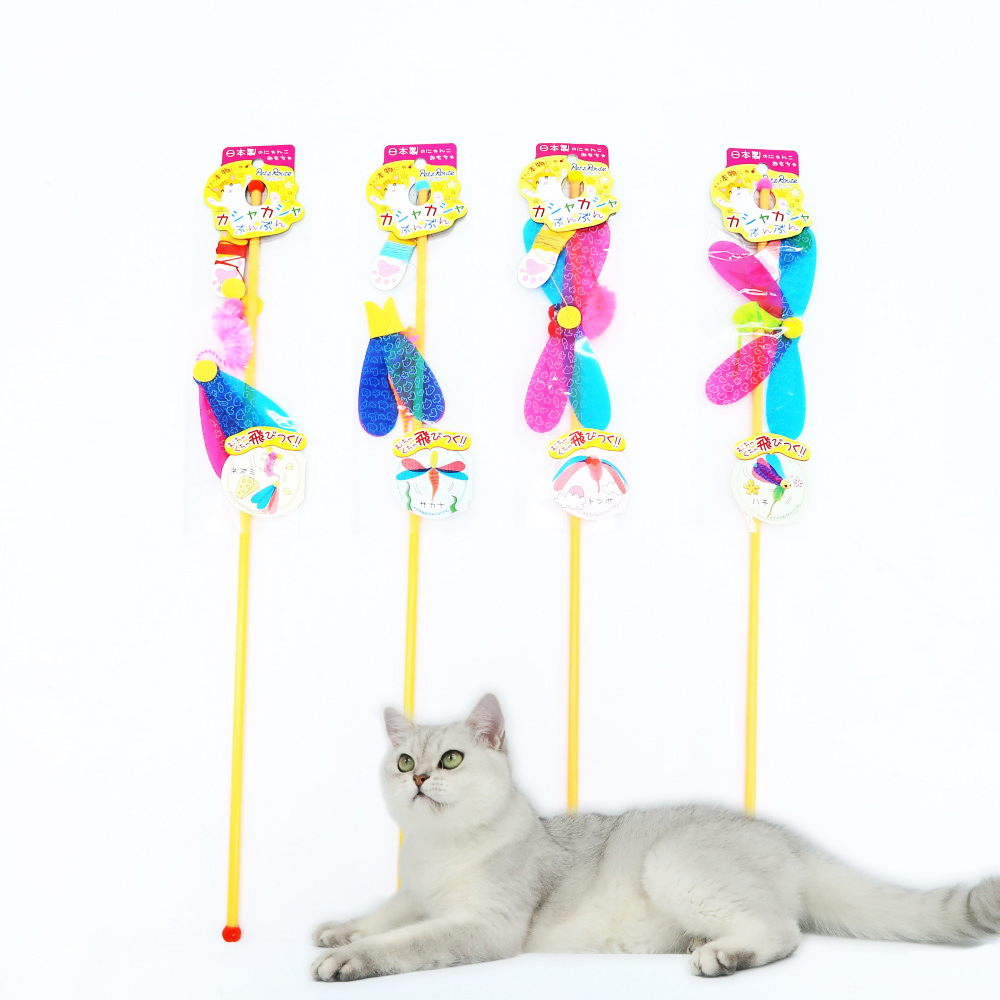 카샤카샤 붕붕 낚시대 펫츠루트 고양이 재롱스틱 - 메인 이미지