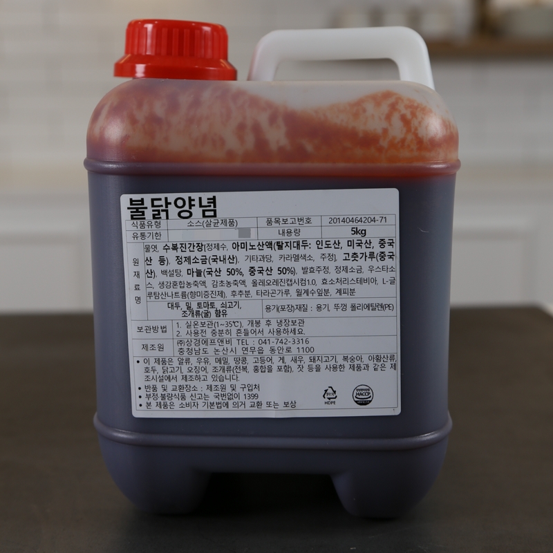 상경식품 불닭양념 5KG 불닭소스 - 메인 이미지